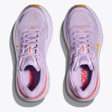 Hoka Bondi 9 Women's Running Shoes, Aster Flower/Starlight Glow