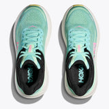 Hoka Bondi 9 Women's Running Shoes, Blue Spark/Mint Fluorite