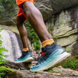 Feetures Trail Max Cushion Quarter Socks, Blue Ridge Navy