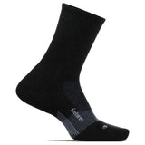 Feetures Merino 10 Max Cushion Mini Crew, Charcoal