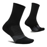 Feetures Merino 10 Max Cushion Mini Crew, Charcoal
