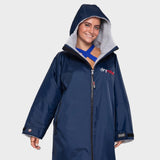 Dryrobe Advance Long Sleeve, Navy Grey