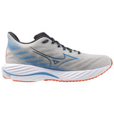 Mizuno Wave Rider 28 Men's Running Shoes, Nimbus Cloud/Blue Pace/Mizuno Ignition Red