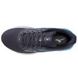 Mizuno Wave Inspire 21 Men's Running Shoes, Odyssey Gray/White/Capri Breeze