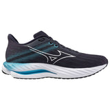 Mizuno Wave Inspire 21 Men's Running Shoes, Odyssey Gray/White/Capri Breeze