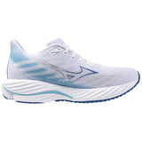 Mizuno Wave Rider 28 Women's Running Shoes, White/Mugen Blue/River Blue