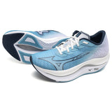 Mizuno WaveRebellion Flash 2 Women's Running Shoes, River Blue/Blue Wing Teal/White