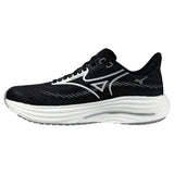 Mizuno Wave Rider 29 Women's Running Shoes, Black Sand/White/Black