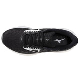 Mizuno Wave Rider 29 Women's Running Shoes, Black Sand/White/Black