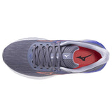 Mizuno Wave Inspire 21 Women's Running Shoes, Blue Granite/Striking Coral/Iris Bloom