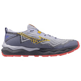 Mizuno Wave Daichi 9 Women's Trail Running Shoes, Icelandic Blue/Citrus/Calypso Coral