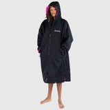 Dryrobe Advance Long Sleeve, Black Pink