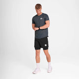 Saysky Houndstooth Combat T-Shirt, Blue AOP