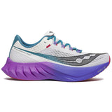 Saucony Endorphin Pro 4 Galaxy Men's Running Shoes, White/Shadow