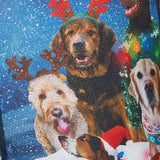 Saxx Volt Breathable Mesh Boxer Briefs, Dogs of Saxxmas/Blue