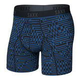 Saxx Kinetic Light-Compression Mesh Boxer Briefs, Maze Camo/Navy Dawn