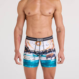 Saxx Volt Breathable Mesh Boxer Briefs, Great Migration/Multi
