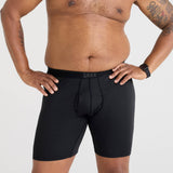 Saxx Quest Quick-Dry Mesh Boxer Briefs, Black II