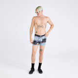 Saxx Ultra Super Soft 2-Pack Boxer Briefs, Peak Winter/Black