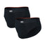 Saxx Vibe Soft Comfort 2-Pack Brief Fly, Black