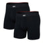Saxx Vibe Xtra Soft Comfort 2-Pack Boxer Briefs, Black