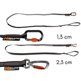 Non-Stop Dogwear Touring Bungee Leash, Teal