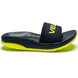 VELOUS Laguna Slide, Navy/Neon Yellow