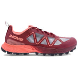 Inov8 MudTalon Speed (Wide) Women's Trail Running Shoes, Burgundy/Coral