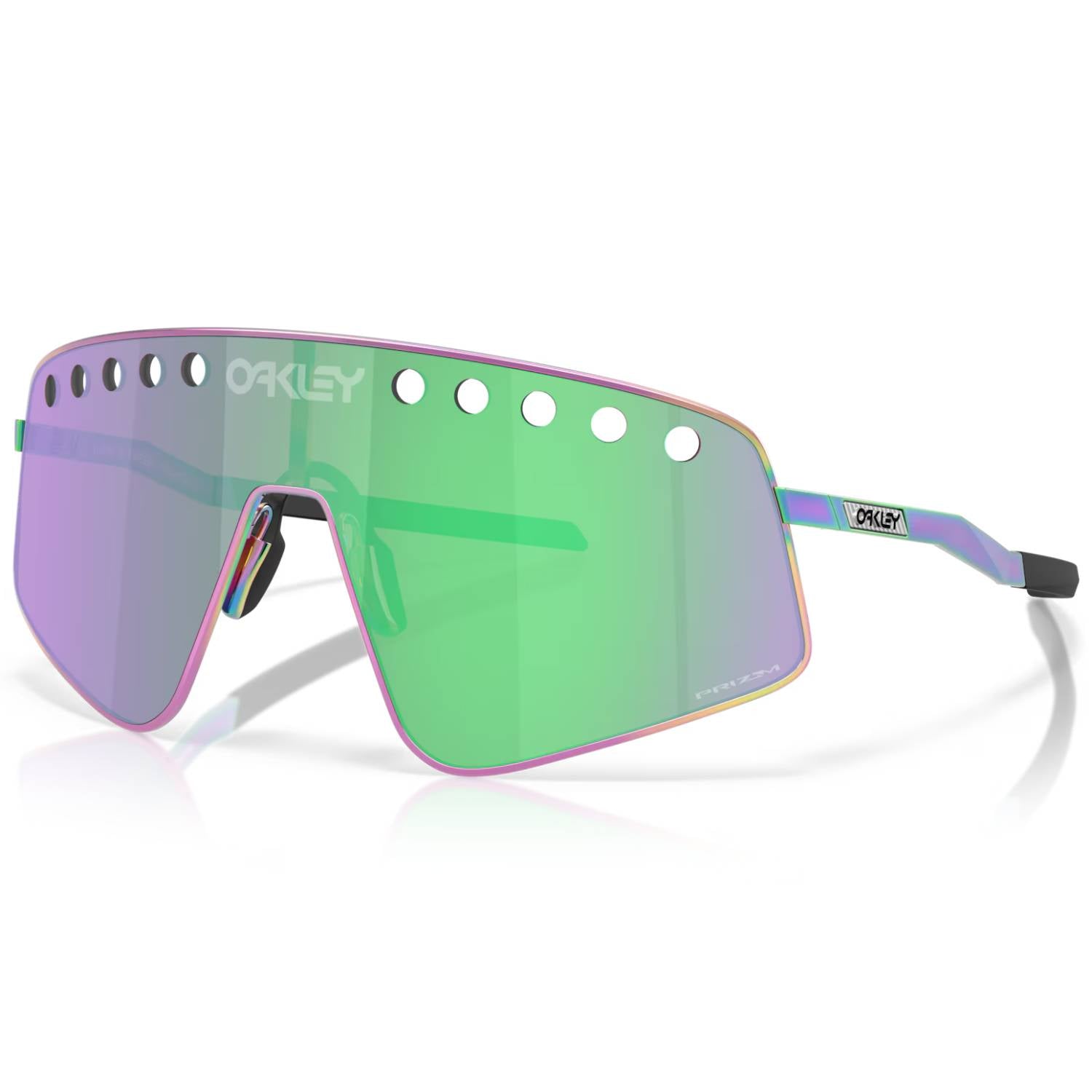 Oakley Sutro™ TI Sweep, Prizm Road Jade/Polished Oil Slick Main image