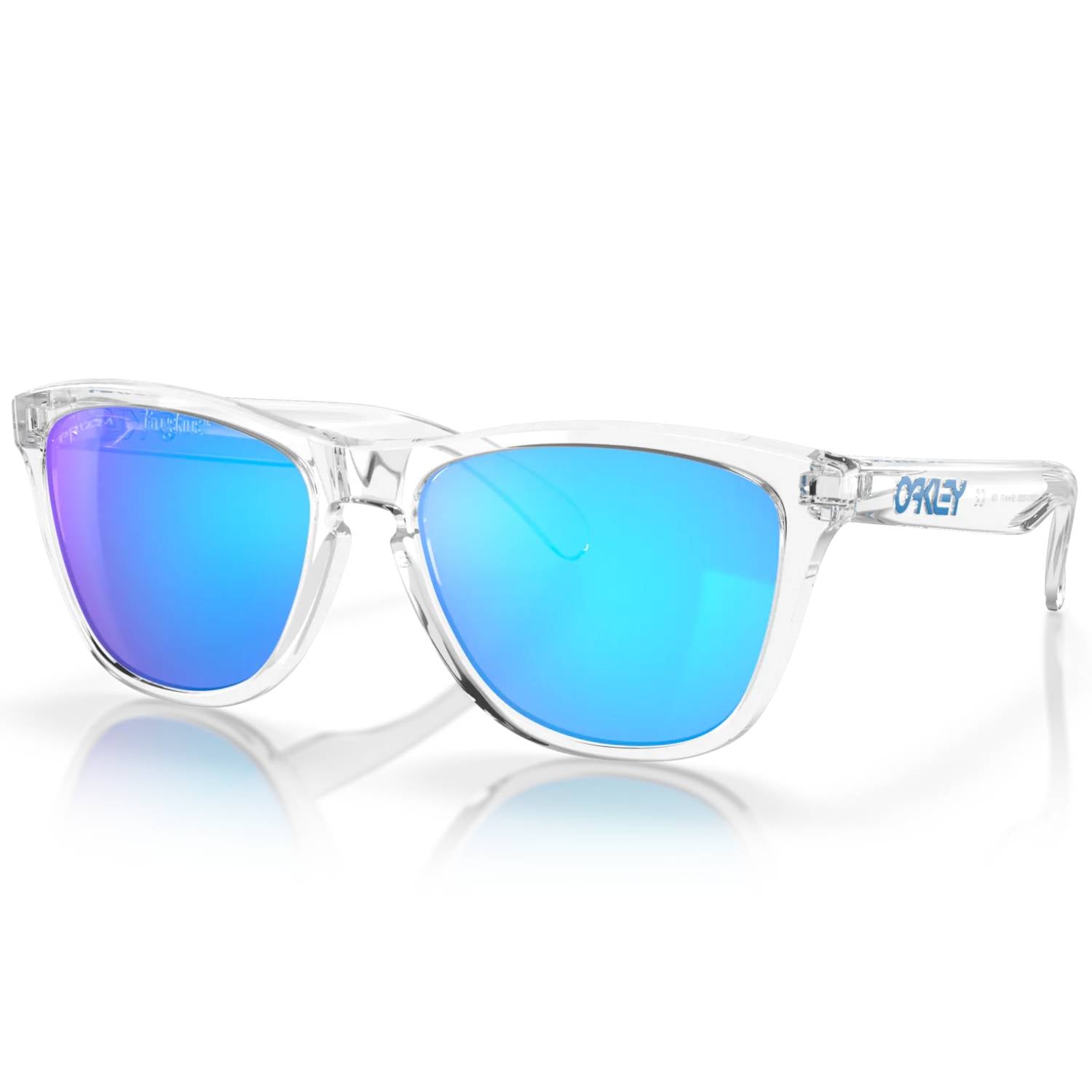 Oakley Frogskins, Crystal Clear/Prizm Sapphire