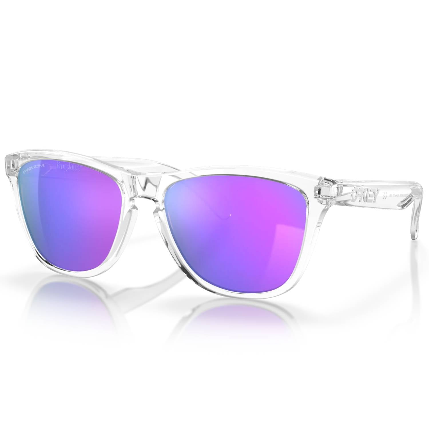 Oakley Frogskins™ Prizm Violet Lenses/Polished Clear Frame Main image