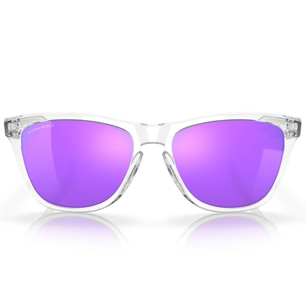 Oakley Frogskins™ Prizm Violet Lenses/Polished Clear Frame