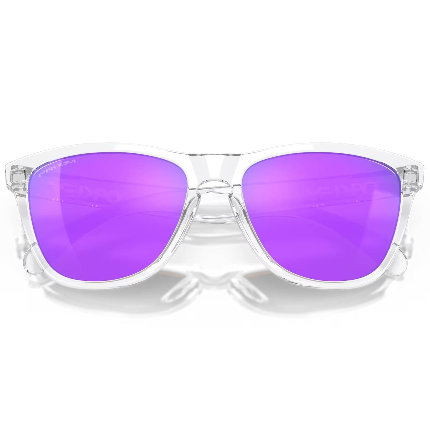 Oakley Frogskins™ Prizm Violet Lenses/Polished Clear Frame