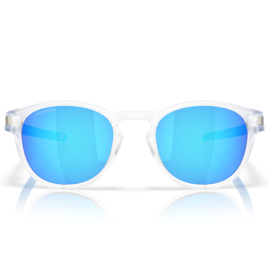 Oakley Latch™ Neon Pop Collection, Prizm Sapphire Lenses/Matte Clear Frame