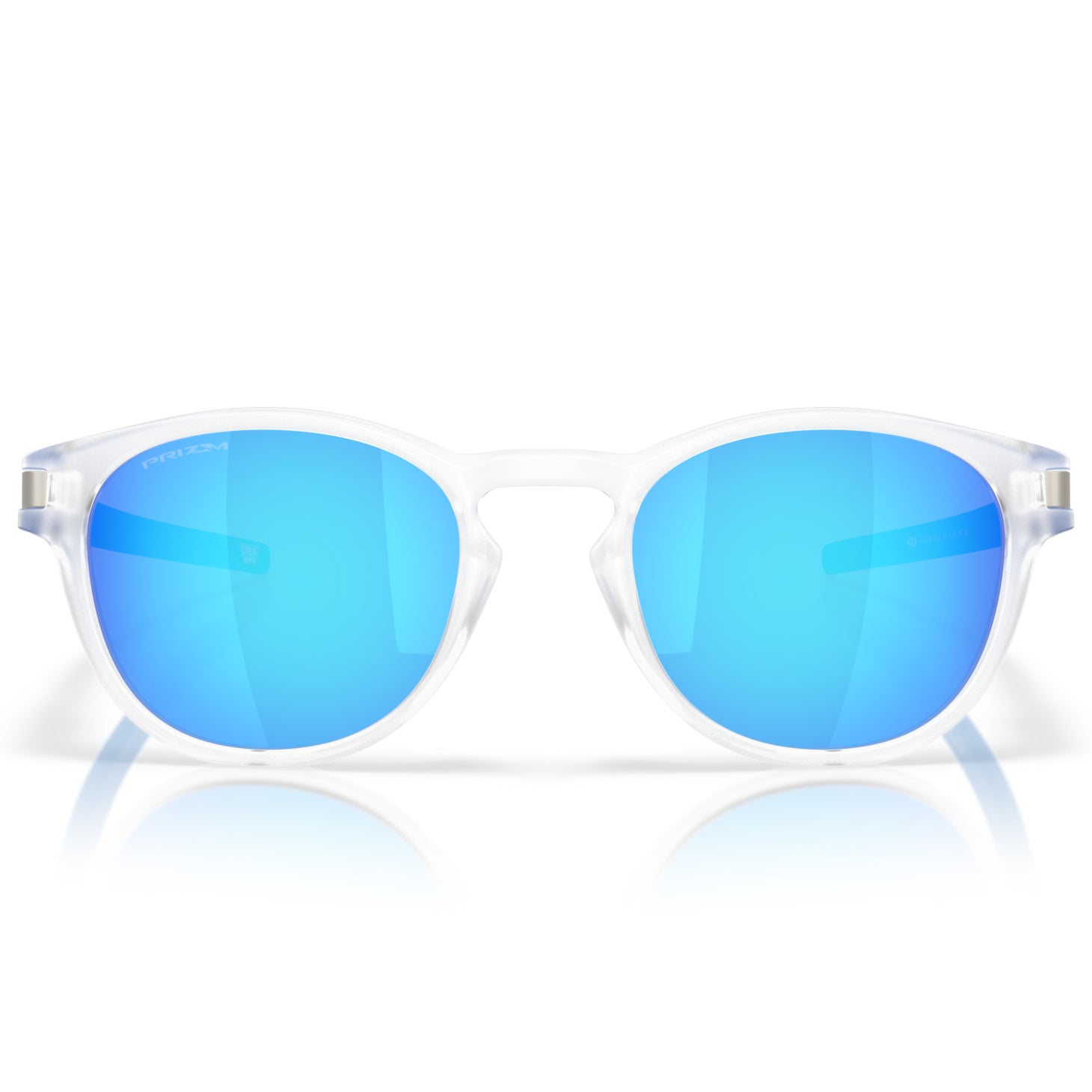 Oakley Latch™ Neon Pop Collection, Prizm Sapphire Lenses/Matte Clear Frame