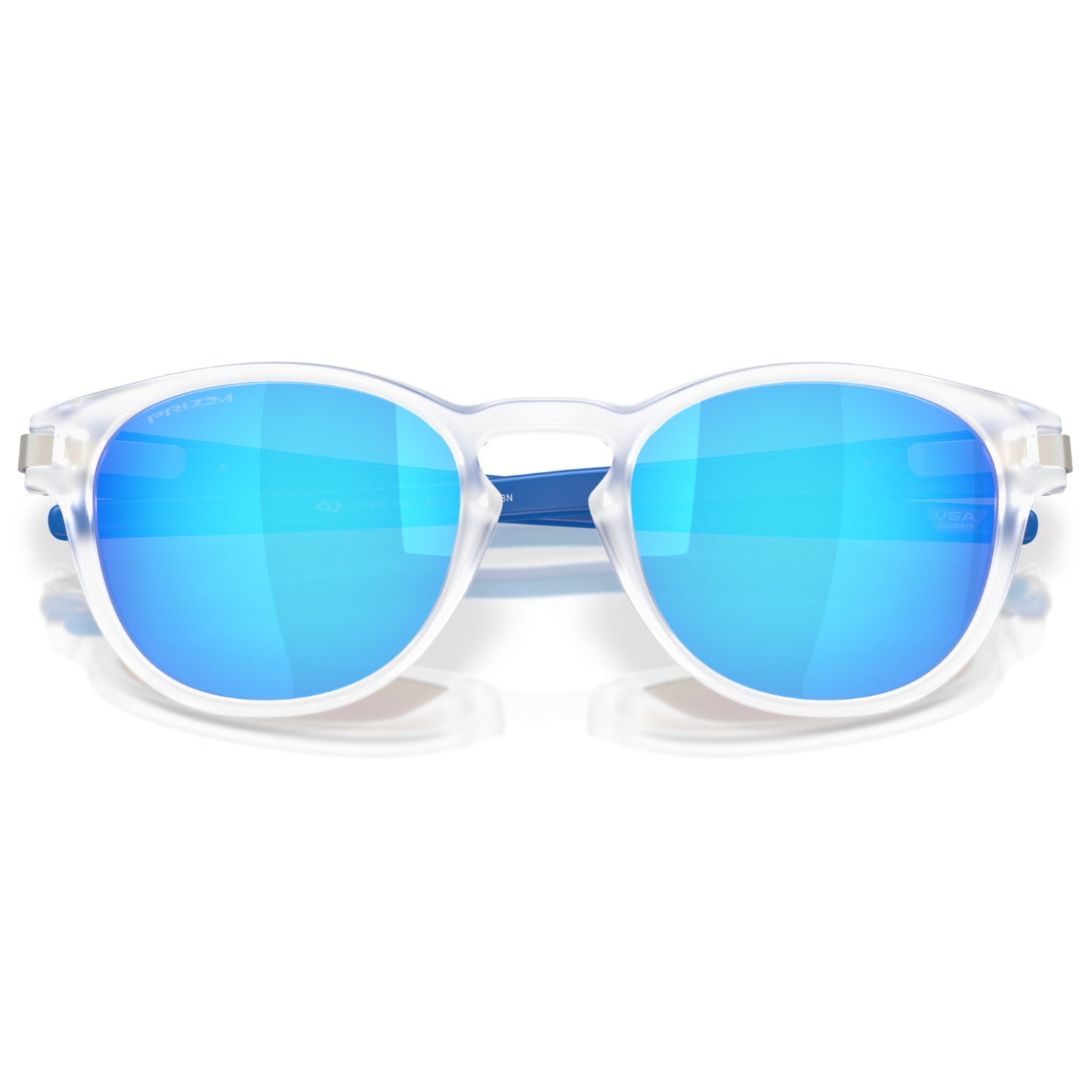 Oakley Latch™ Neon Pop Collection, Prizm Sapphire Lenses/Matte Clear Frame