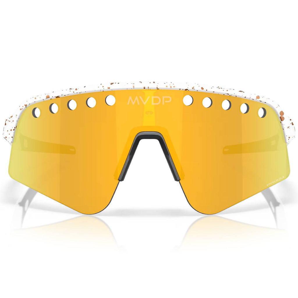Oakley Sutro Lite Sweep Mathieu Van Der Poel Signature Series, Prizm 24k/Red-Gold Splatter