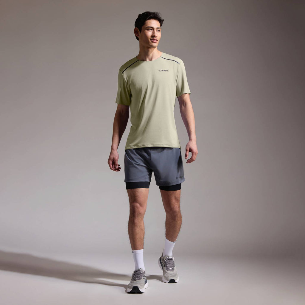 GOREWEAR Contest 2.0 Tee Mens, Tech Beige
