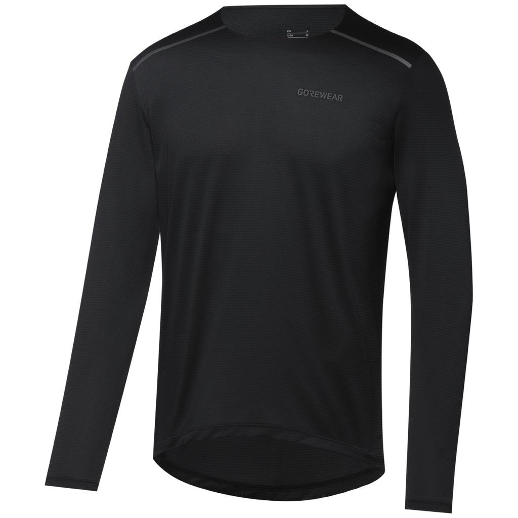 GOREWEAR Contest 2.0 Long Sleeve Tee Mens, Black