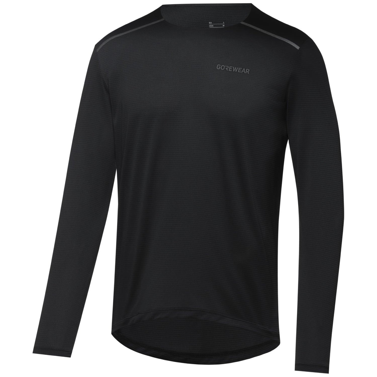 GOREWEAR Contest 2.0 Long Sleeve Tee Mens, Black
