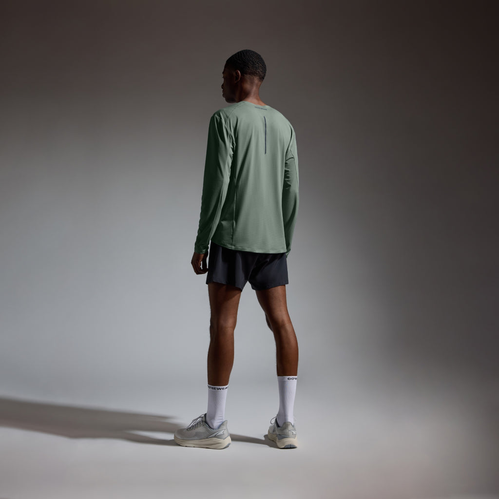 GOREWEAR Contest 2.0 Long Sleeve Tee Mens, Slate Green