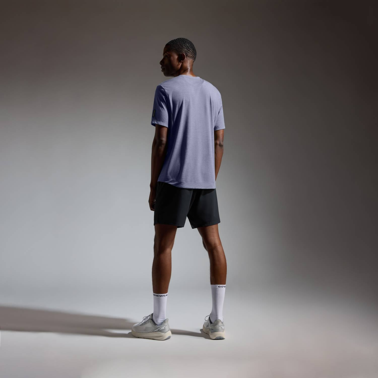 GOREWEAR Training Tee Mens, Amethyst Grey