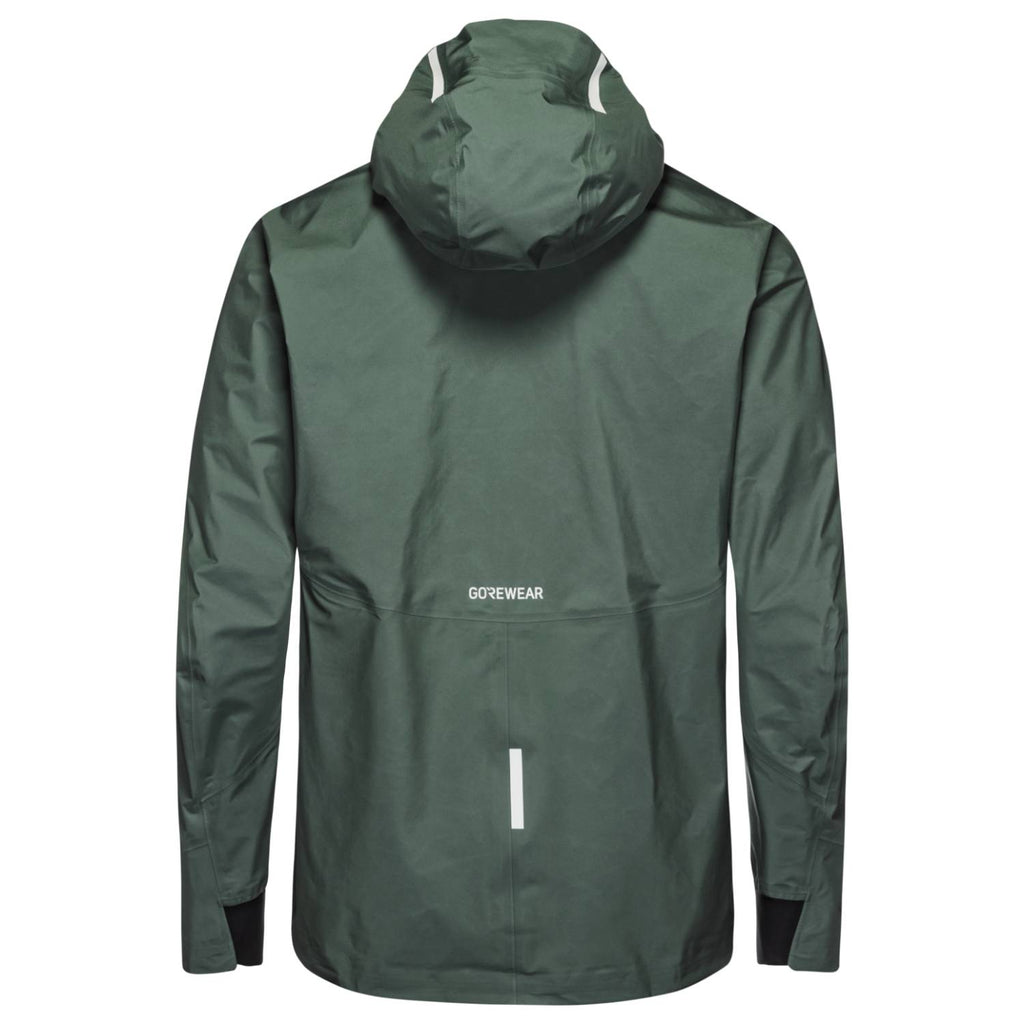 GOREWEAR Concurve Gore-Tex Logo Jacket Men, Slate Green/White