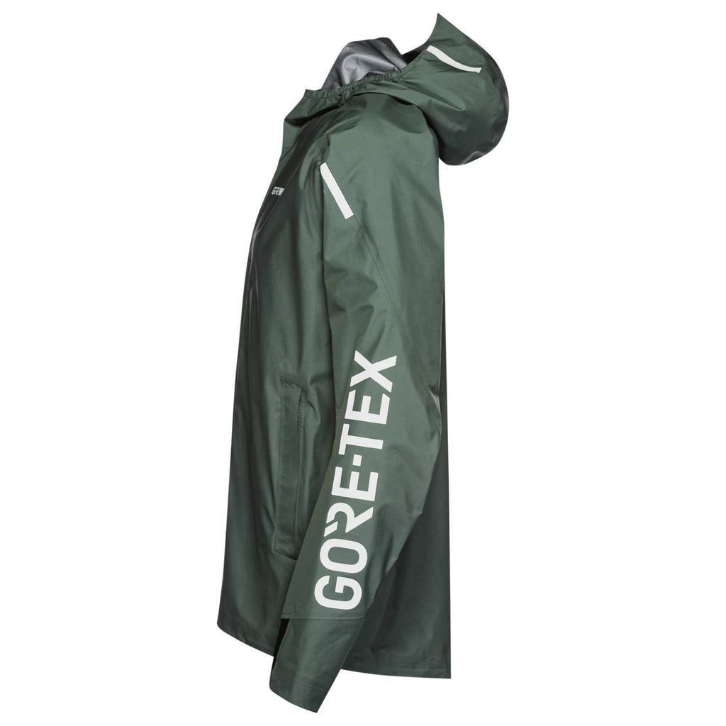GOREWEAR Concurve Gore-Tex Logo Jacket Men, Slate Green/White