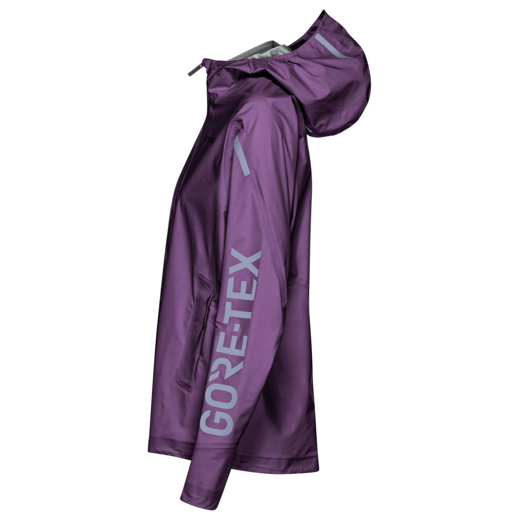 GOREWEAR Concurve Gore-Tex Logo Jacket Women, Purple Indigo/Amethyst Grey