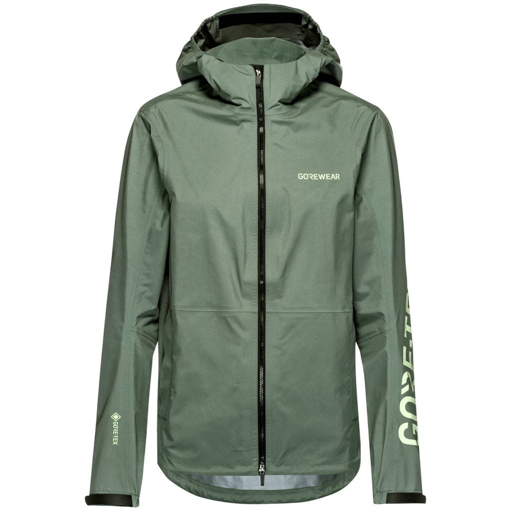 GOREWEAR Lupra GTX HD Logo Jacket 2.0 Women's, Slate Green/Spring Green