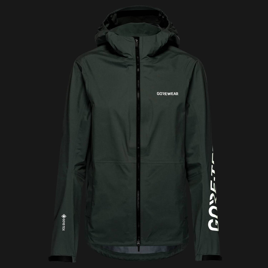 GOREWEAR Lupra GTX HD Logo Jacket 2.0 Women's, Slate Green/Spring Green