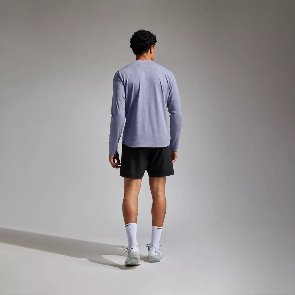 GOREWEAR Training Long Sleeve Tee Mens, Amethyst Grey