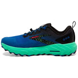 Brooks Cascadia 17 Men's Trail Running Shoes, Victoria Blue/Black/Spring Bud