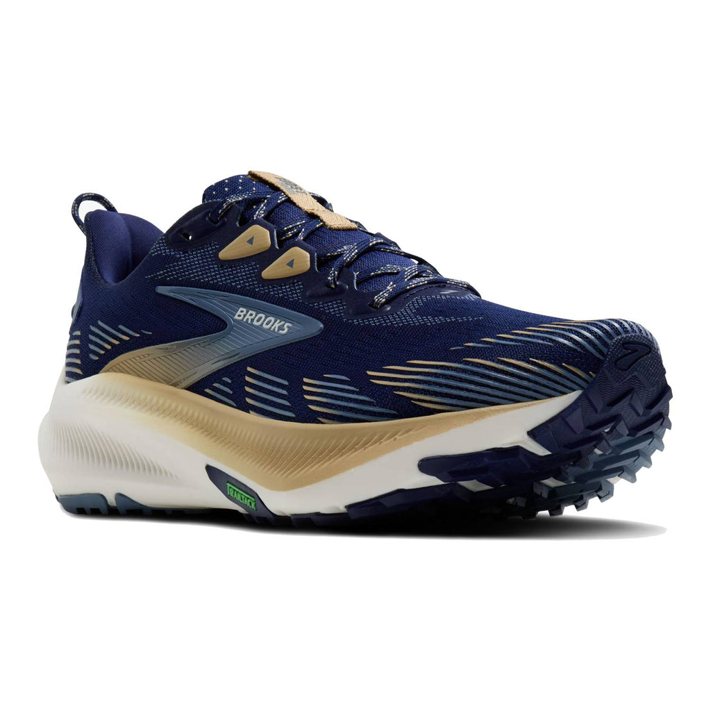 Brooks Ghost Trail Men's Running Shoes, Blue/Starfish/Moonlight